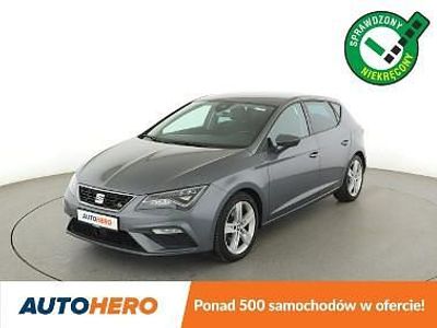 Szary Używany 2018 Seat Leon FR Hatchback | 62 900 zł (Dość drogi)
