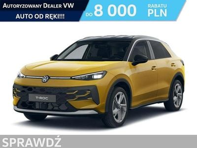Nowe VW T-Roc 150 KM (110 kW) 2025 Żółty (metalik) SUV