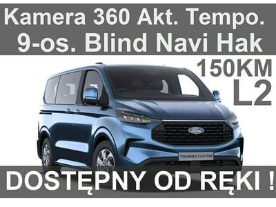 Niebieski Nowe 2025 Ford Transit Custom Trend Kombi | 190 360 zł