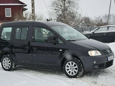Czarny Używany 2010 VW Caddy Minivan | 25 900 zł (Drogi)
