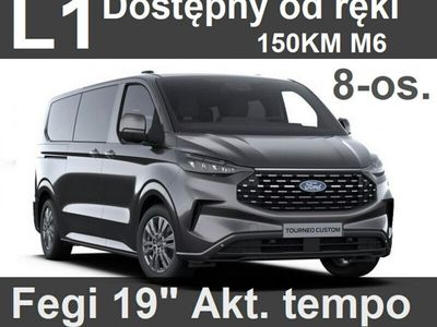 Szary Używany 2024 Ford Tourneo Custom Titanium Van | 249 900 zł