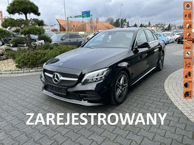 Czarny Używany 2019 Mercedes C180 AMG Sedan/Limuzyna | 109 900 zł
