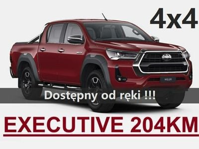 Czerwony (metalik) Używany 2024 Toyota HiLux Executive Pickup | 210 500 zł