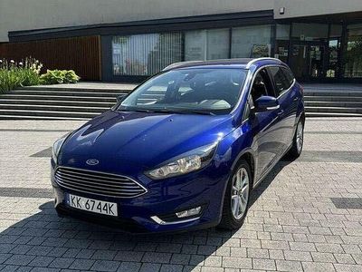 Niebieski Używany 2016 Ford Focus Business Edition Kombi | 31 500 zł (Uczciwa cena)