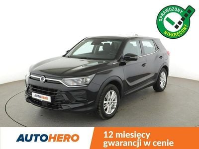 Czarny Używany 2019 Ssangyong (KGM) Korando SUV | 63 700 zł (Uczciwa cena)