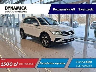 Biały Używany 2020 VW Tiguan Elegance SUV | 106 900 zł (Dobra cena)