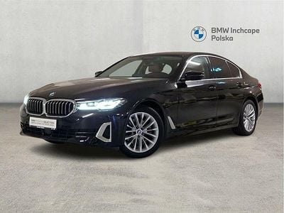 Czarny Używany 2021 BMW 520 Luxury Line Sedan/Limuzyna | 139 900 zł (Uczciwa cena)