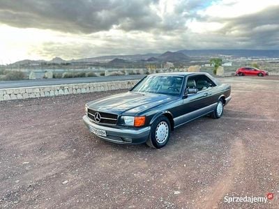 Czarny Używany 1990 Mercedes 560 Coupe | 126 560 zł