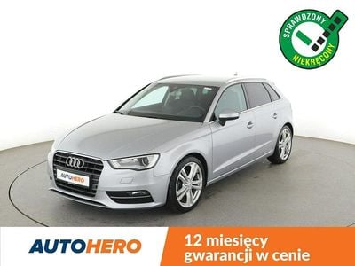 Szary Używany 2016 Audi A3 Sportback Hatchback | 54 300 zł