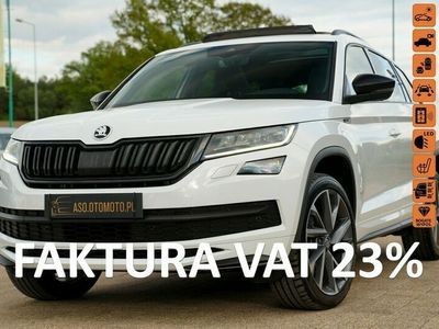 używany Skoda Kodiaq SPORTLINE acc kamera FUL LED skóra PANORAMA zawieszenie ADC m…