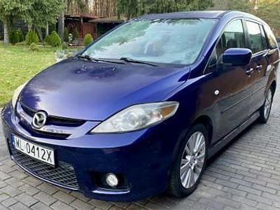 Niebieski Używany 2008 Mazda 5 Minivan | 18 900 zł
