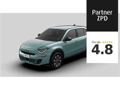 Nowe Fiat 600 Icon 100 KM (73 kW) 2025 Lakier metalizowany kremowy cappucino Hatchback