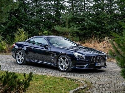 Niebieski Używany 2016 Mercedes SL400 AMG Kabriolet | 249 777 zł