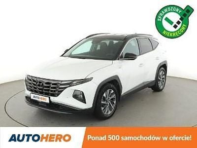 Biały Używany 2021 Hyundai Tucson SUV | 82 600 zł (Uczciwa cena)