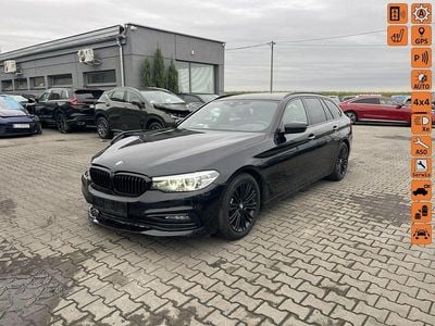 Czarny Używany 2017 BMW 530 Sport Line Kombi | 43 900 zł