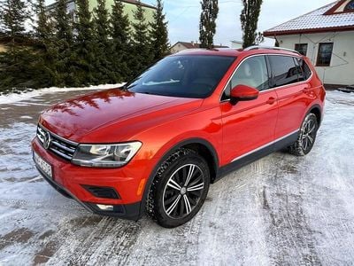 Pomarańczowy Używany 2019 VW Tiguan Allspace SUV | 83 000 zł (Dobra cena)