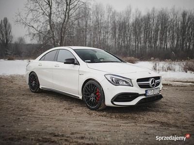 Używany Mercedes CLA45 AMG AMG 381 KM (280 kW) 2017 Biały Coupe