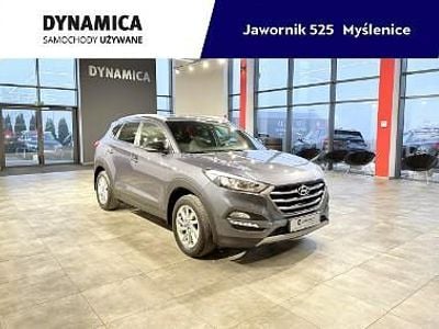 używany Hyundai Tucson III 1.6GDI 132KM M6 2018 r., salon PL, komplet opon, serwisowany, NAVI