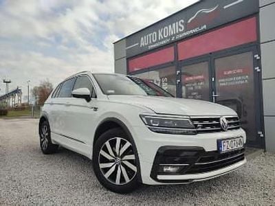 Biały Używany 2019 VW Tiguan R-line SUV | 109 800 zł (Dość drogi)