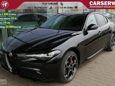 używany Alfa Romeo Giulia Veloce 2.0 GME 280 KM | Czarny Vulcano| Premium & Asystent kierowcy