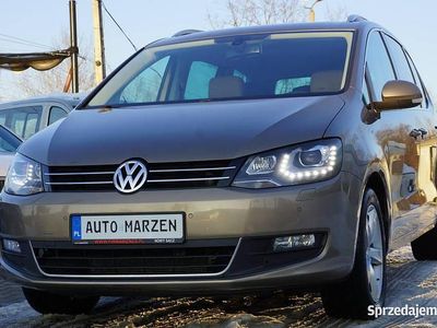 Brązowy Używany 2014 VW Sharan Minivan | 57 700 zł (Dość drogi)