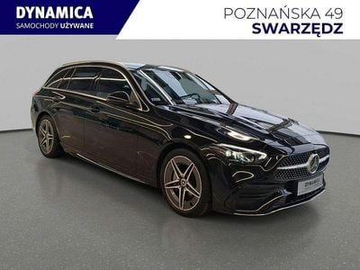 Używany Mercedes C200 AMG line 204 KM (150 kW) 2021 Czarny Kombi