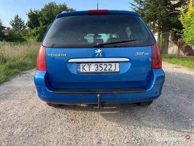 Niebieski Używany 2002 Peugeot 307 Kombi | 6950 zł