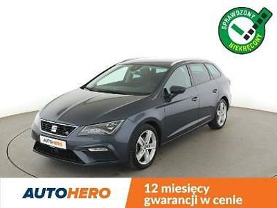 Szary Używany 2019 Seat Leon FR Kombi | 53 700 zł (Uczciwa cena)