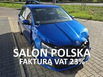 Niebieski Używany 2021 Skoda Fabia Hatchback | 13 407 zł