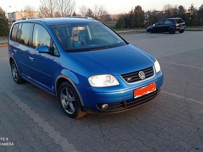 Niebieski Używany 2004 VW Touran Minivan | 7700 zł