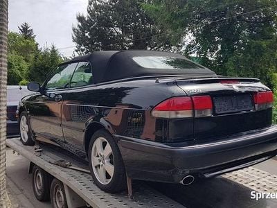 Czarny Używany 2001 Saab 9-3 Kabriolet | 9900 zł
