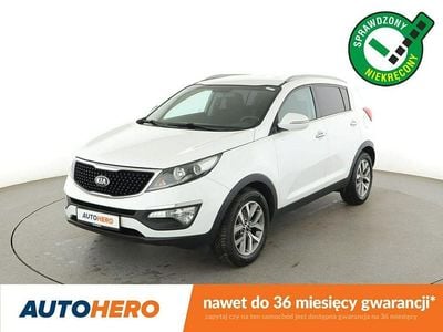 Biały (metalik) Używany 2014 Kia Sportage SUV | 45 200 zł (Uczciwa cena)