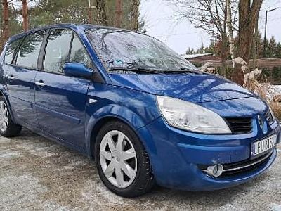 Niebieski Używany 2008 Renault Grand Scénic II Exception Minivan | 10 500 zł