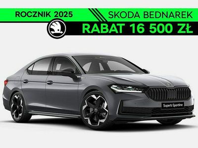 Szary Nowe 2025 Skoda Superb SportLine Sedan/Limuzyna | 233 000 zł