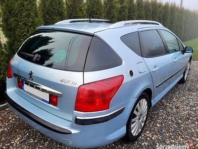 Niebieski Używany 2005 Peugeot 407 Kombi | 7200 zł (Uczciwa cena)