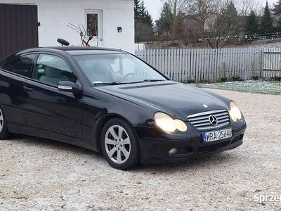 Czarny Używany 2002 Mercedes C180 Coupe | 4000 zł