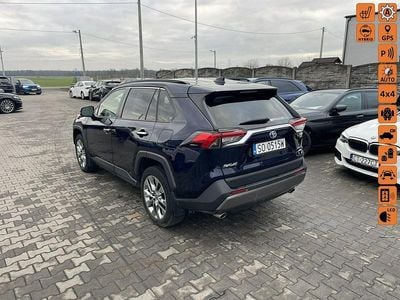 Niebieski ciemny (metalik) Używany 2021 Toyota RAV4 Hybrid SUV | 49 900 zł