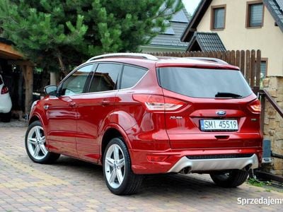 używany Ford Kuga II 2015r INDIVIDUAL Xenon Skóra Alu 19 Bezwypadkowy Zadbany