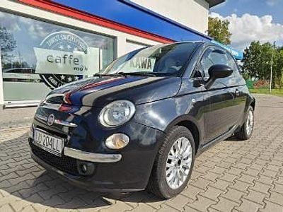 Czarny Używany 2015 Fiat 500 Hatchback | 8999 zł