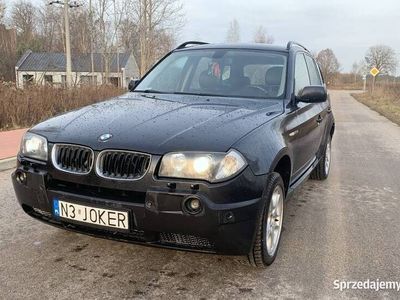 Czarny Używany 2005 BMW X3 SUV | 23 900 zł (Dość drogi)
