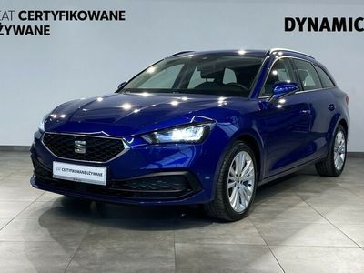 używany Seat Leon ST -Style 1.5TSI 130KM M6 2021 r., salon PL, I wł., f-a VAT, gwa…