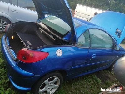 Niebieski Używany 2003 Peugeot 206 CC Kabriolet | 4800 zł