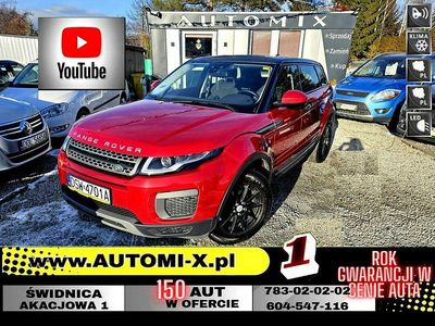Czerwony Używany 2016 Land Rover Range Rover evoque SUV | 62 900 zł (Dość drogi)