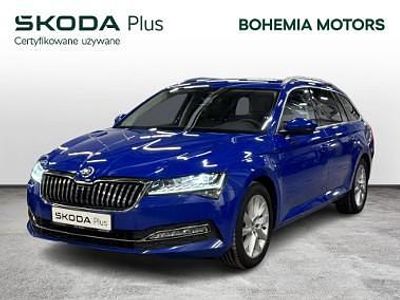 Używany Skoda Superb 190 KM (139 kW) 2020 Niebieski Kombi