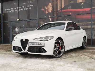 Lakier pastelowy biały alfa white Nowe 2025 Alfa Romeo Giulia Veloce Sedan/Limuzyna | 215 900 zł (Uczciwa cena)