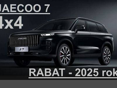 Czarny Nowe 2025 Jaecoo 7 SUV | 164 800 zł (Drogi)