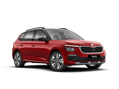 Nowe Skoda Kamiq Drive 85 KM (62 kW) 2026 Czerwień velvet metalizowany czerń magic metalizowany SUV