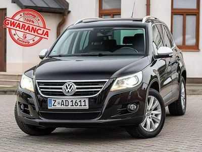 Czarny Używany 2009 VW Tiguan Highline SUV | 29 700 zł (Uczciwa cena)