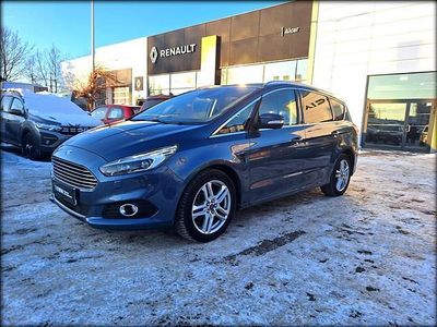 Jasnoniebieski Używany 2019 Ford S-MAX Titanium Minivan | 58 900 zł (Uczciwa cena)