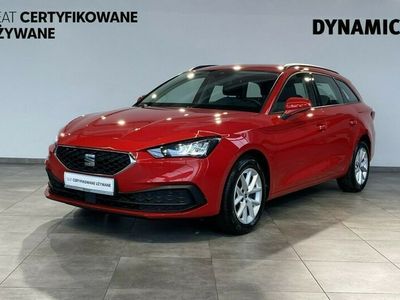 używany Seat Leon ST Style 1.5TSI 130KM M6 2021 r., salon PL, I wł., f-a VAT, gwar…